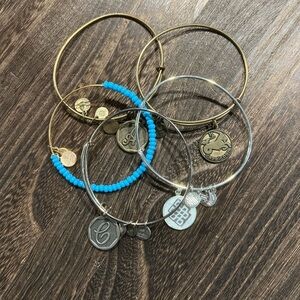 Alex & Ani Bracelets Set Of 5 B27
